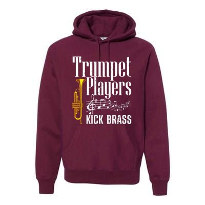 Funny Trumpet Player For Men Women Trumpet Brass Instrument Premium Hoodie