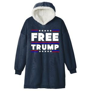 Free Trump Pro Donald Trump Election Hooded Wearable Blanket