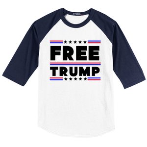 Free Trump Pro Donald Trump Election Baseball Sleeve Shirt