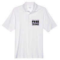 Free Trump Pro Donald Trump Election Men's Origin Performance Pique Polo