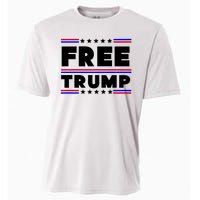 Free Trump Pro Donald Trump Election Cooling Performance Crew T-Shirt