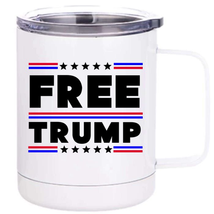 Free Trump Pro Donald Trump Election 12 oz Stainless Steel Tumbler Cup