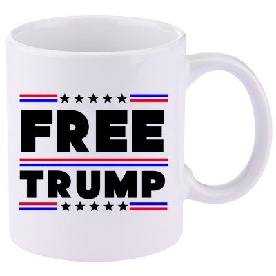 Free Trump Pro Donald Trump Election 11oz C Handle Ceramic Mug