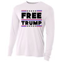 Free Trump Pro Donald Trump Election Cooling Performance Long Sleeve Crew