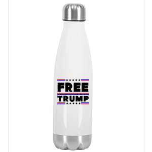 Free Trump Pro Donald Trump Election Stainless Steel Insulated Water Bottle