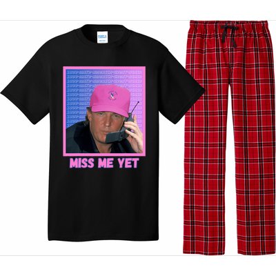 Funny Trump Pink Miss Me Yet Trump 2024 President 2024 Pajama Set