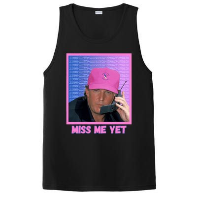 Funny Trump Pink Miss Me Yet Trump 2024 President 2024 PosiCharge Competitor Tank