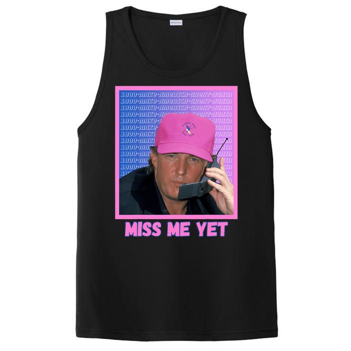 Funny Trump Pink Miss Me Yet Trump 2024 President 2024 PosiCharge Competitor Tank