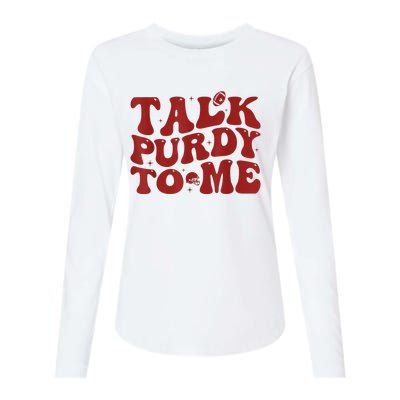 Funny Talk Purdy To Me Feeling Purdy Good Meme Womens Cotton Relaxed Long Sleeve T-Shirt