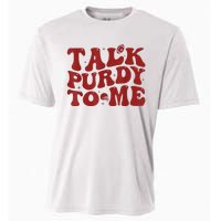 Funny Talk Purdy To Me Feeling Purdy Good Meme Cooling Performance Crew T-Shirt