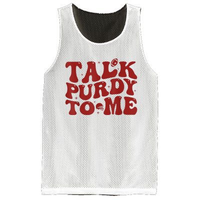 Funny Talk Purdy To Me Feeling Purdy Good Meme Mesh Reversible Basketball Jersey Tank