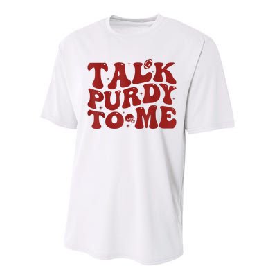 Funny Talk Purdy To Me Feeling Purdy Good Meme Performance Sprint T-Shirt