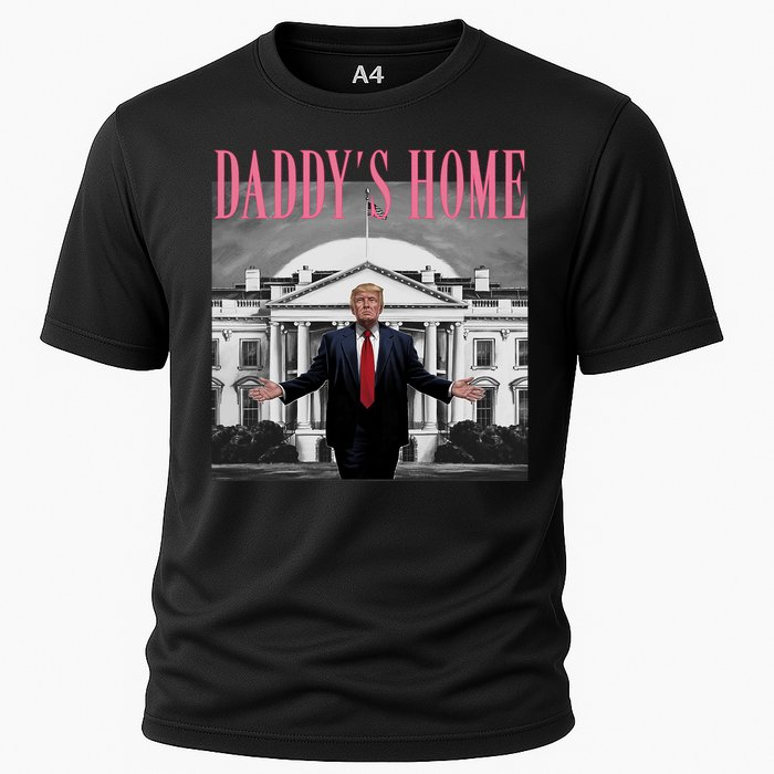 Funny Trump Pink Daddys Home  Trump 2024 Cooling Performance Crew T-Shirt