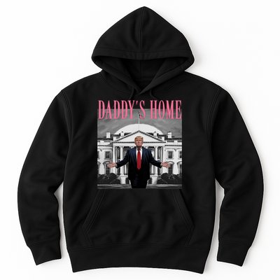 Funny Trump Pink Daddys Home  Trump 2024 Hoodie