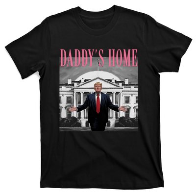 Funny Trump Pink Daddys Home  Trump 2024 T-Shirt