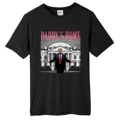 Funny Trump Pink Daddys Home  Trump 2024 Tall Fusion ChromaSoft Performance T-Shirt