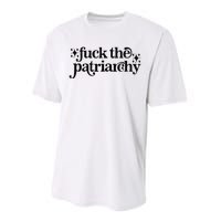 Fuck the Patriarchy Vintage Feminist ' right Performance Sprint T-Shirt