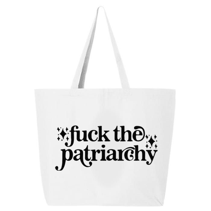 Fuck the Patriarchy Vintage Feminist ' right 25L Jumbo Tote