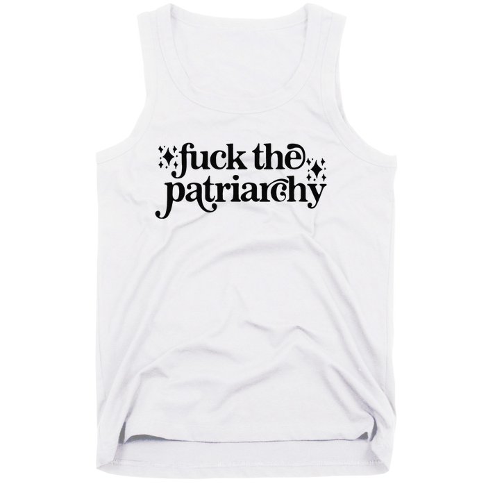 Fuck the Patriarchy Vintage Feminist ' right Tank Top