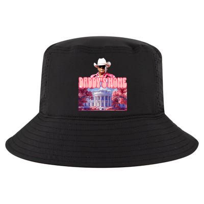 Funny Trump Pink Daddys Home  Trump 2024 Cool Comfort Performance Bucket Hat