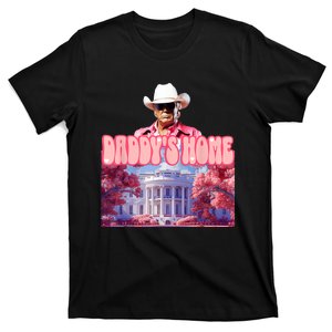 Funny Trump Pink Daddys Home  Trump 2024 T-Shirt