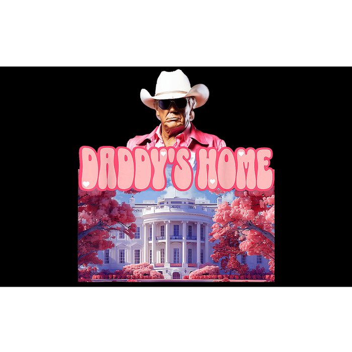 Funny Trump Pink Daddys Home  Trump 2024 Bumper Sticker