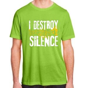 Funny Trumpet Player Marching Band Silence Destroyer Gift Adult ChromaSoft Performance T-Shirt