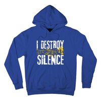 Funny Trumpet Player Marching Band Silence Destroyer Gift Hoodie