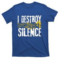 Funny Trumpet Player Marching Band Silence Destroyer Gift T-Shirt