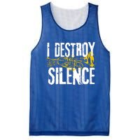 Funny Trumpet Player Marching Band Silence Destroyer Gift Mesh Reversible Basketball Jersey Tank