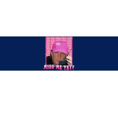 Funny Trump Pink Miss Me Yet Trump 2024 President 2024 Bumper Sticker