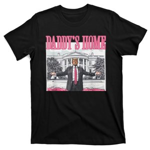 Funny Trump Pink Daddys Home  Trump 2024 T-Shirt