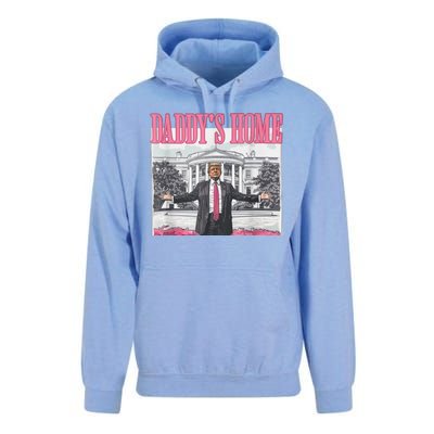 Funny Trump Pink Daddys Home  Trump 2024 Unisex Surf Hoodie