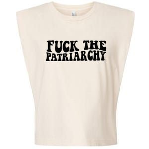 Fuck The Patriarchy Groovy Women Garment-Dyed Women's Muscle Tee