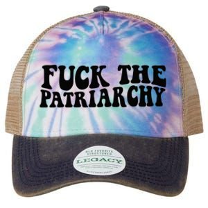 Fuck The Patriarchy Groovy Women Legacy Tie Dye Trucker Hat