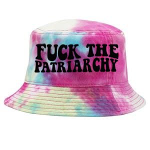 Fuck The Patriarchy Groovy Women Tie-Dyed Bucket Hat