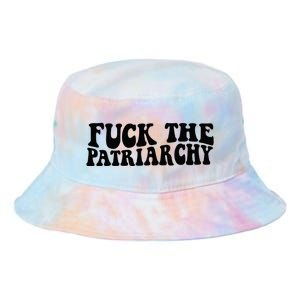 Fuck The Patriarchy Groovy Women Tie Dye Newport Bucket Hat