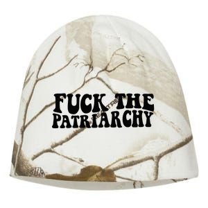 Fuck The Patriarchy Groovy Women Kati - Camo Knit Beanie