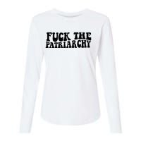 Fuck The Patriarchy Groovy Women Womens Cotton Relaxed Long Sleeve T-Shirt