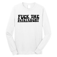 Fuck The Patriarchy Groovy Women Long Sleeve Shirt