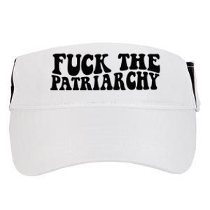 Fuck The Patriarchy Groovy Women Adult Drive Performance Visor