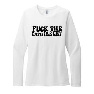 Fuck The Patriarchy Groovy Women Womens CVC Long Sleeve Shirt