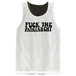 Fuck The Patriarchy Groovy Women Mesh Reversible Basketball Jersey Tank