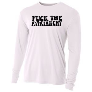 Fuck The Patriarchy Groovy Women Cooling Performance Long Sleeve Crew