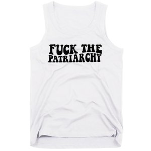 Fuck The Patriarchy Groovy Women Tank Top