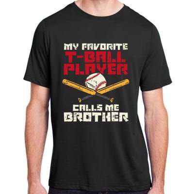 Favorite Tball Player Brother Baseball Family Adult ChromaSoft Performance T-Shirt