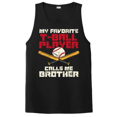 Favorite Tball Player Brother Baseball Family PosiCharge Competitor Tank