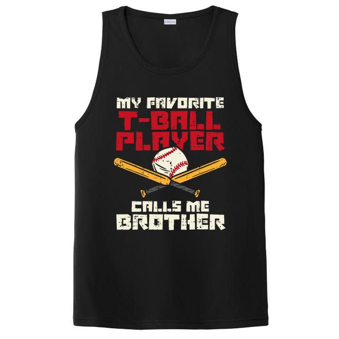 Favorite Tball Player Brother Baseball Family PosiCharge Competitor Tank