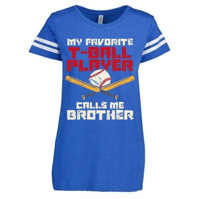 Favorite Tball Player Brother Baseball Family Enza Ladies Jersey Football T-Shirt