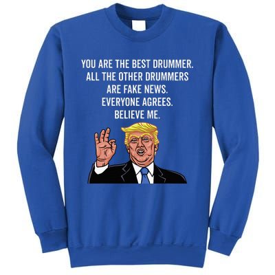 Funny Trump Percussion Drummer Sweatshirt